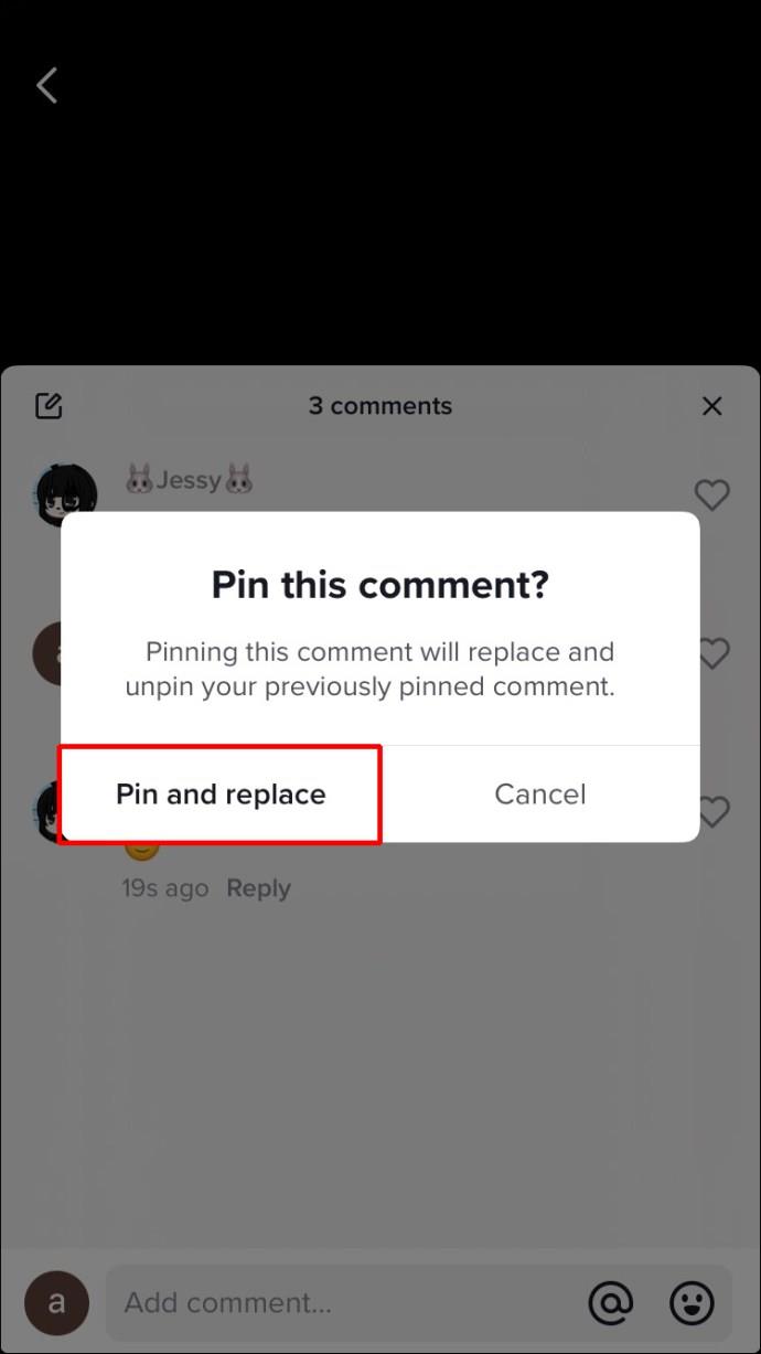 Comment épingler un commentaire sur TikTok