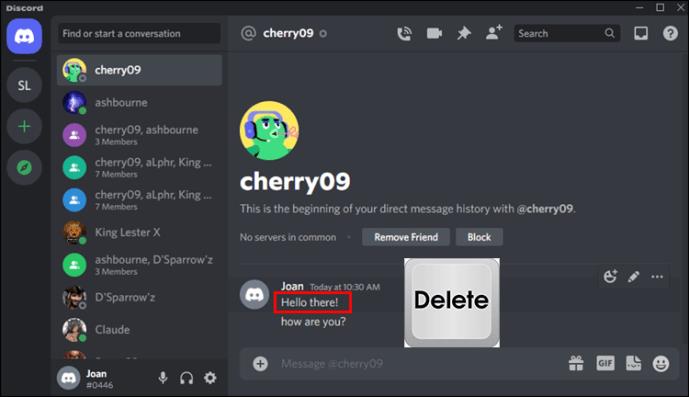 Comment supprimer les DM Discord d'un PC ou d'un appareil mobile