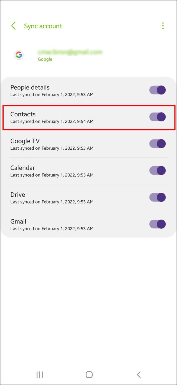 Comment synchroniser les contacts d'Android vers Gmail