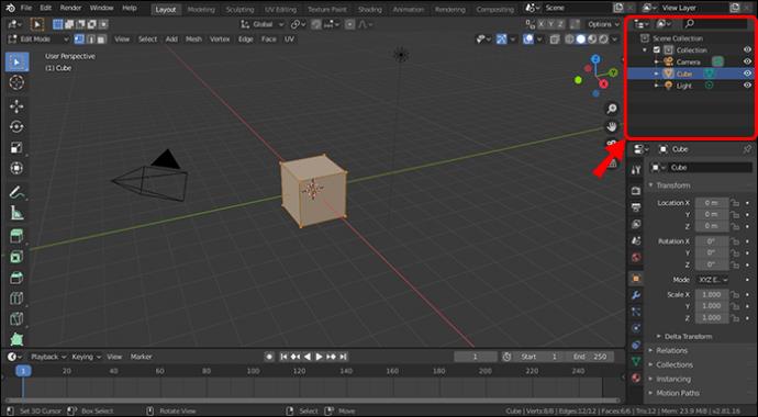 Comment réparer l'erreur "Aucune caméra trouvée dans la scène" dans Blender