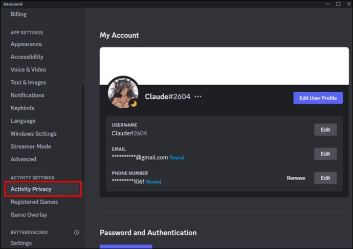 How To Hide Game Activity In Discord