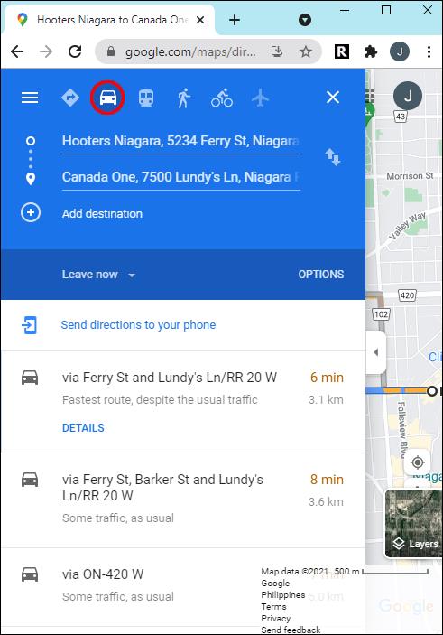 How To Change Google Maps From Walking To Driving [And Vice Versa]