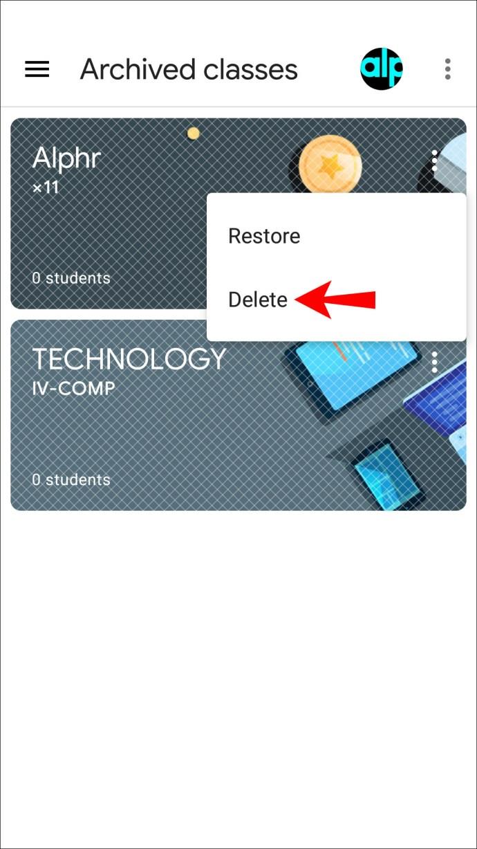 How To Delete A Class In Google Classroom