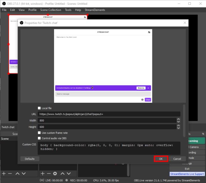 How To Get Chat On Screen In OBS