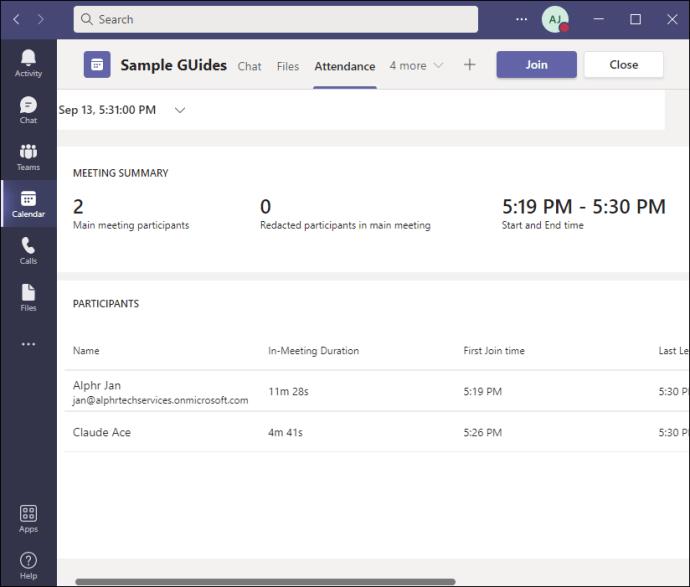 Comment vérifier qui a assisté à une réunion Microsoft Teams