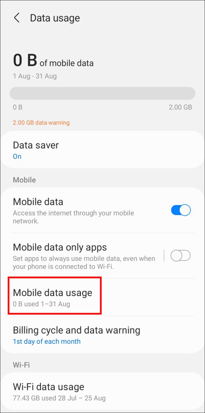 앱이 Android 기기에서 데이터를 사용하지 못하도록 방지하는 방법