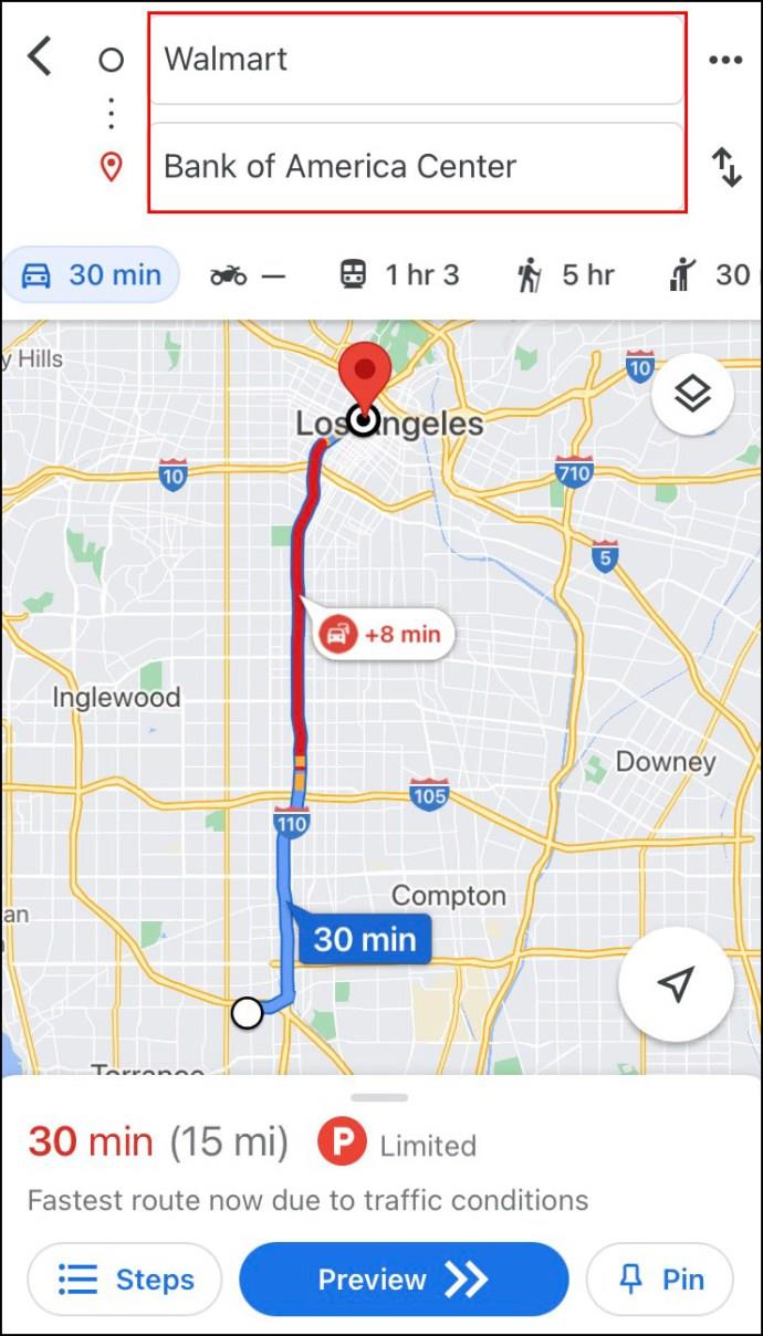 How To Change Google Maps From Walking To Driving [And Vice Versa]