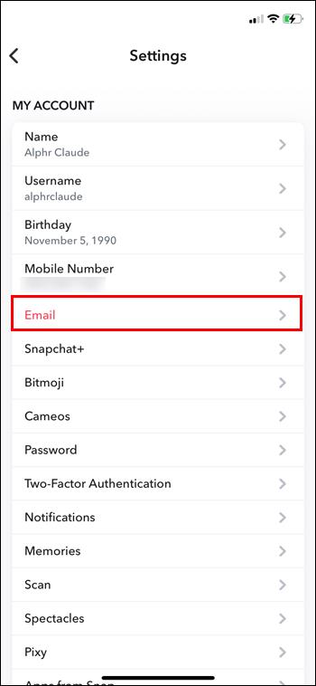 Snapchat: How To Change Numbers