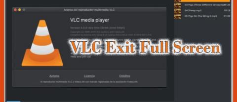 Как выйти из полноэкранного режима в VLC
