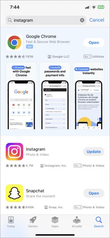 How To Update Instagram On Android Or IPhone