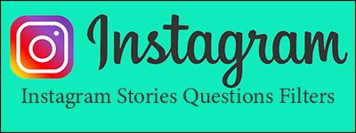 Filtres de questions sur les histoires Instagram