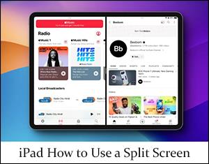 Cómo utilizar una pantalla dividida en un iPad