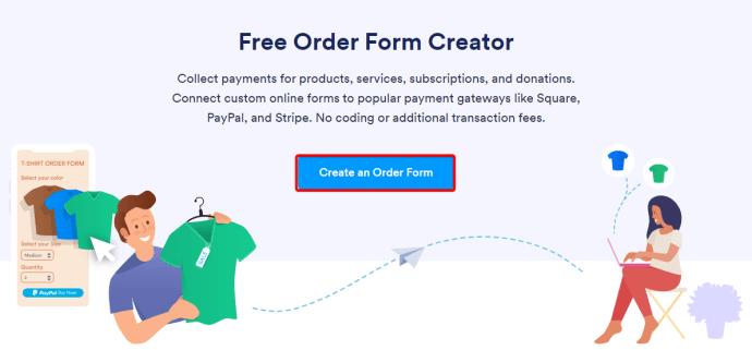 How To Create An Online Order Form