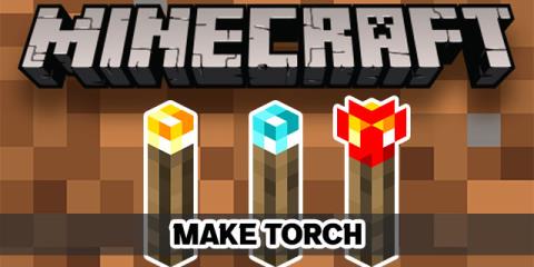 Comment fabriquer une torche dans Minecraft
