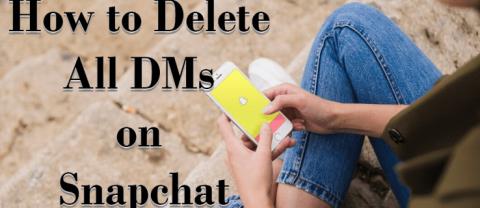 Cómo eliminar todos los mensajes directos en Snapchat