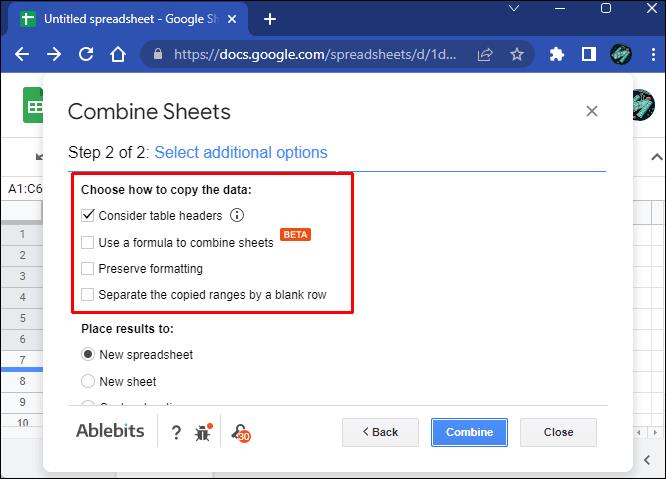 How To Merge Tabs In Google Sheets