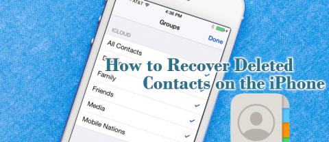 Как восстановить удаленные контакты на iPhone