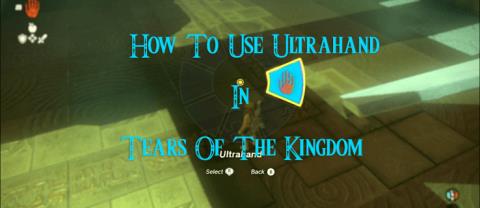 Como usar o Ultrahand em Tears Of The Kingdom
