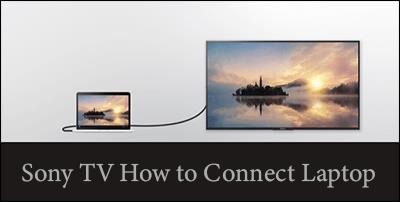 Sony TV를 노트북에 연결하는 방법