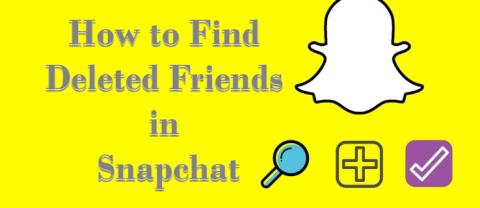 Hoe verwijderde vrienden te vinden in Snapchat