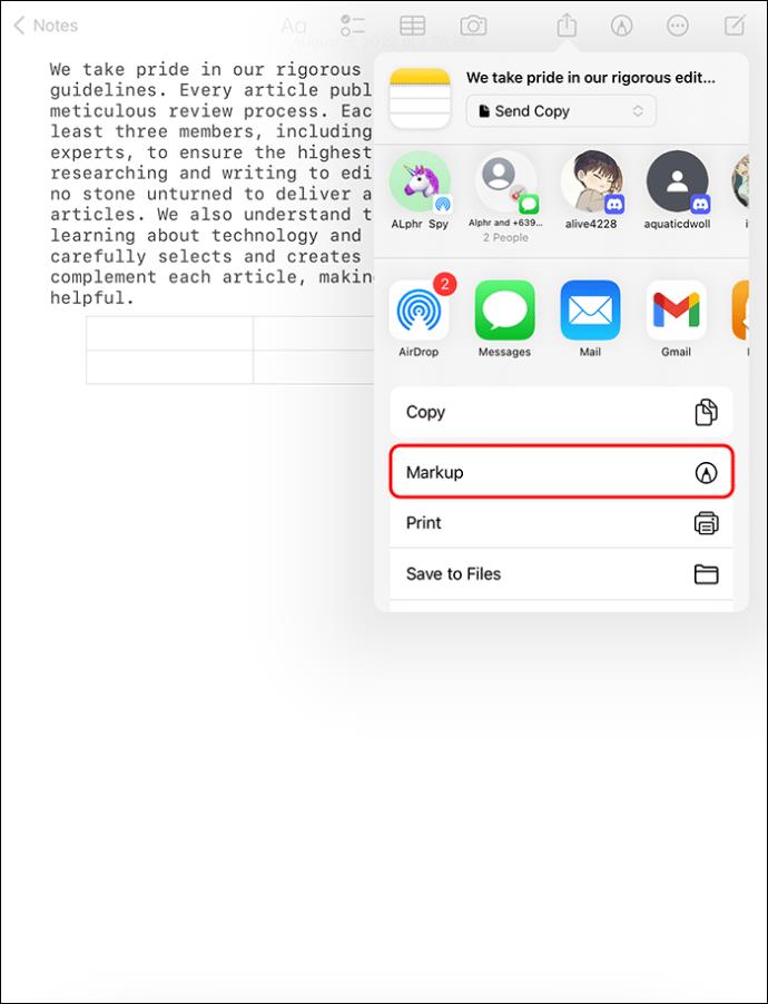 How To Scan A Document To PDF With Apple Notes