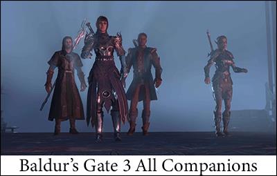 Tutti i compagni di BaldurS Gate 3