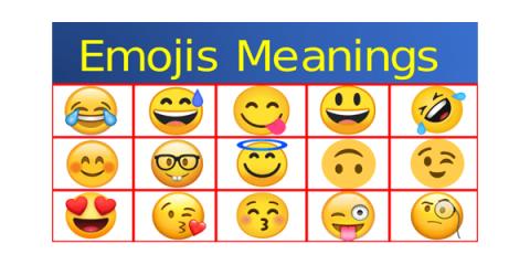 Une liste de significations courantes d’Emoji