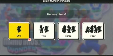 Combien de joueurs dans Super Mario Bros. Wonder