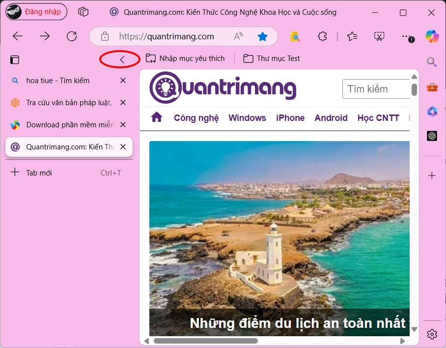 كيفية استخدام علامات التبويب العمودية على Microsoft Edge كيفية استخدام علامات التبويب العمودية على Microsoft Edge