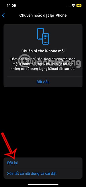 Instructions pour réinitialiser le centre de contrôle sur iPhone