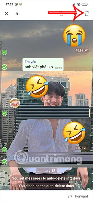 How to delete Telegram messages, Telegram message history