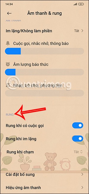 Instructions for adjusting vibration mode on Xiaomi phones