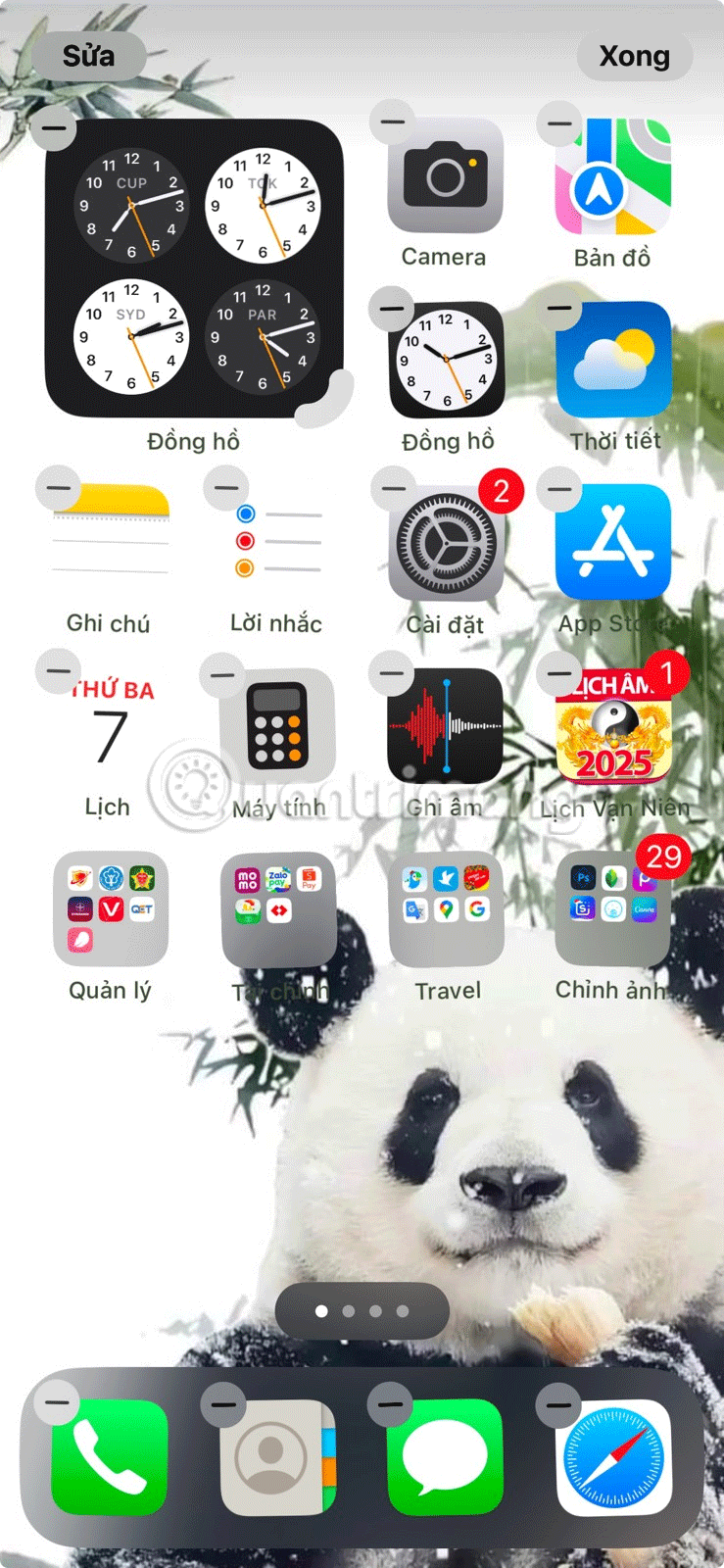 Hoe u meerdere tijdzones op het iPhone-scherm kunt weergeven