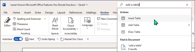 6 useful Microsoft Office features that few people know about