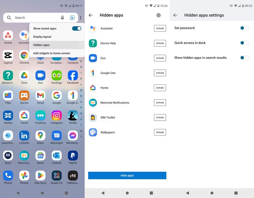 How to find hidden apps on Android