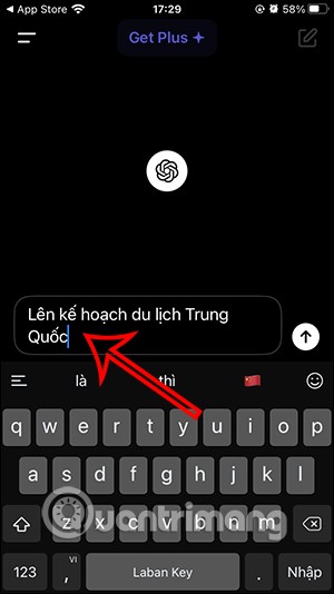 How to change questions on ChatGPT