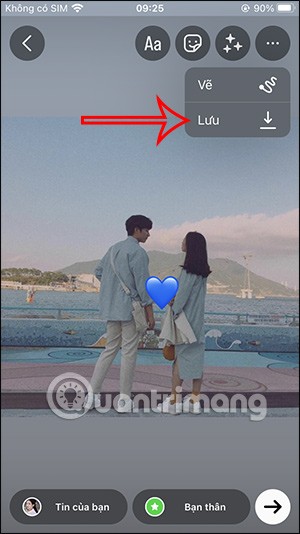 How to insert emoji into photos on iPhone extremely simple