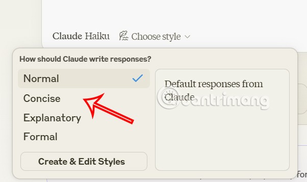 วิธีการเขียนข้อความที่มีสไตล์บน Claude AI วิธีการเขียนข้อความที่มีสไตล์บน Claude AI