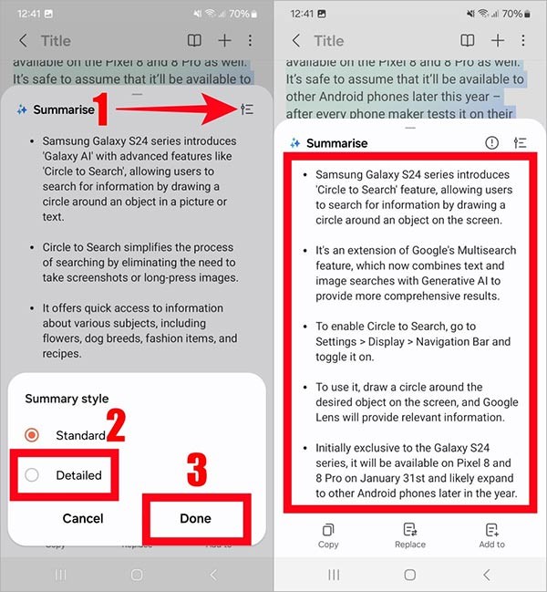 How to use Note Assist on Galaxy S24