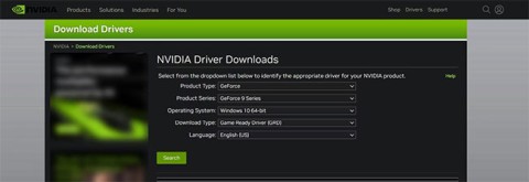 Como corrigir o erro de não download/instalação do driver Nvidia GeForce