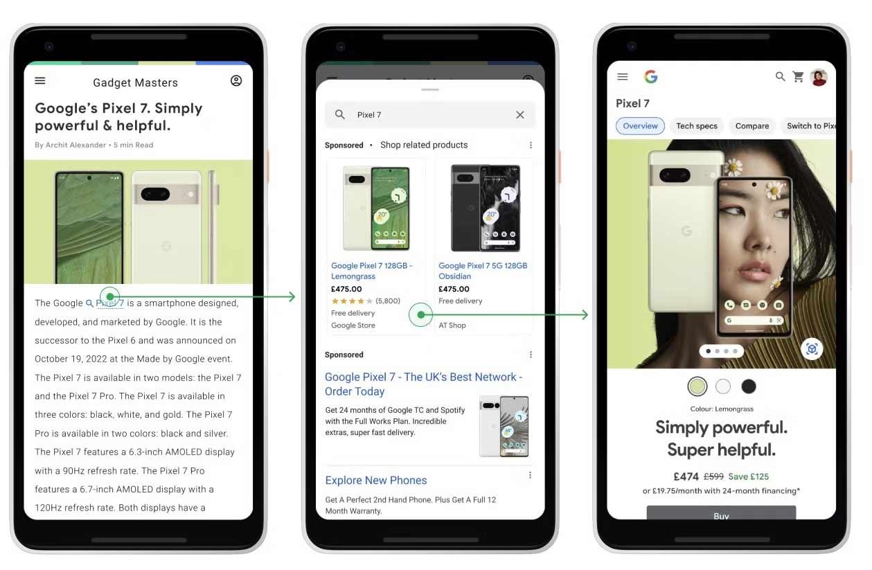 جوجل على iPhone تُدرج الروابط في صفحات الويب