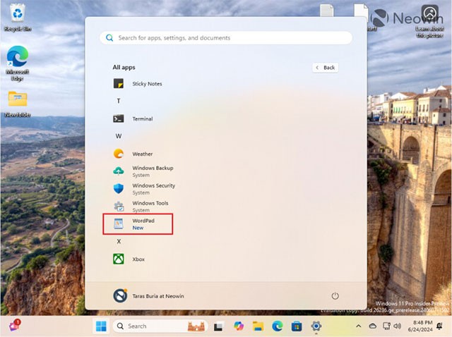 Como restaurar o WordPad no Windows 11