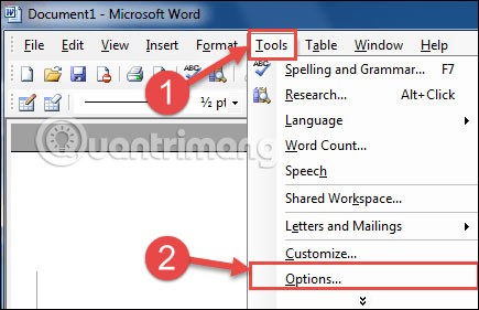 كيفية إظهار إطار الهامش في Word