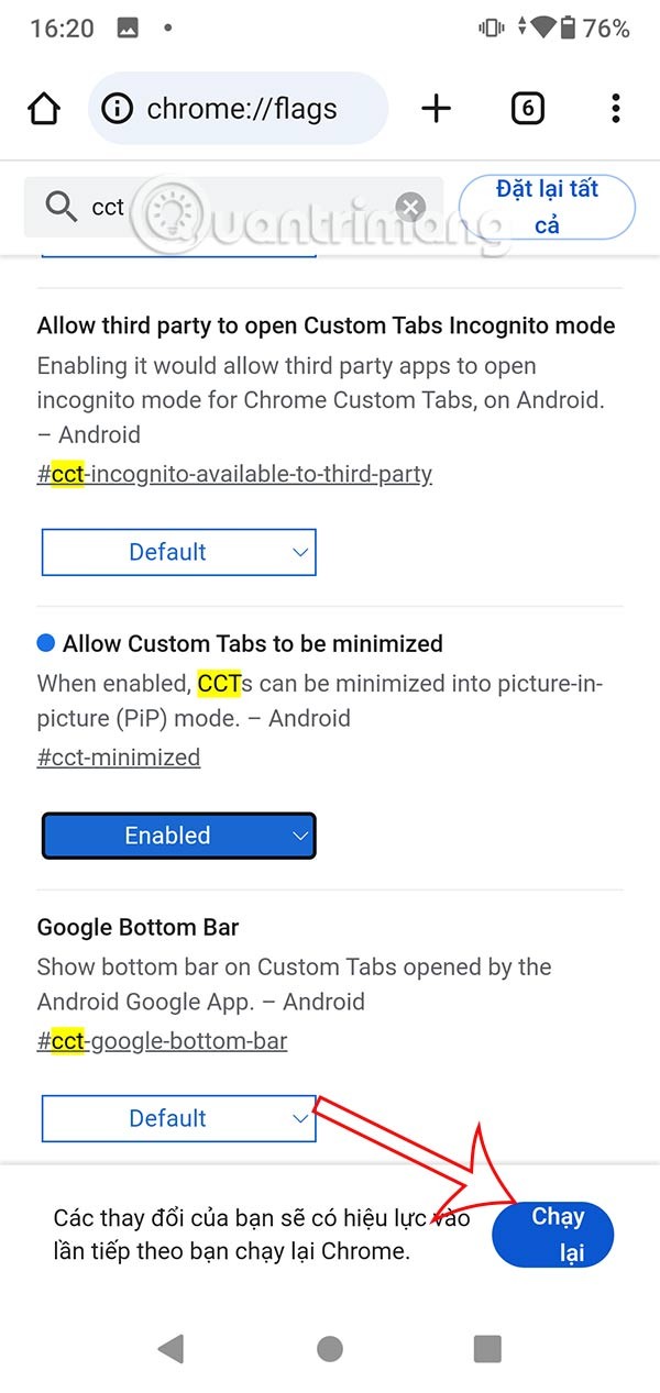 كيفية تقليل حجم روابط Chrome المفتوحة من تطبيقات Android