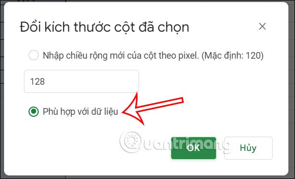 كيفية تغيير حجم الخلايا في جداول بيانات Google