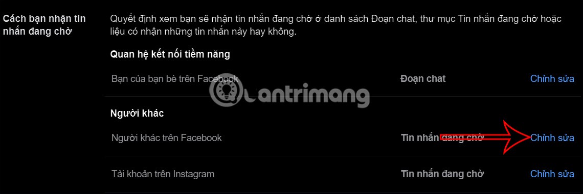 How to not receive messages from strangers on Messenger