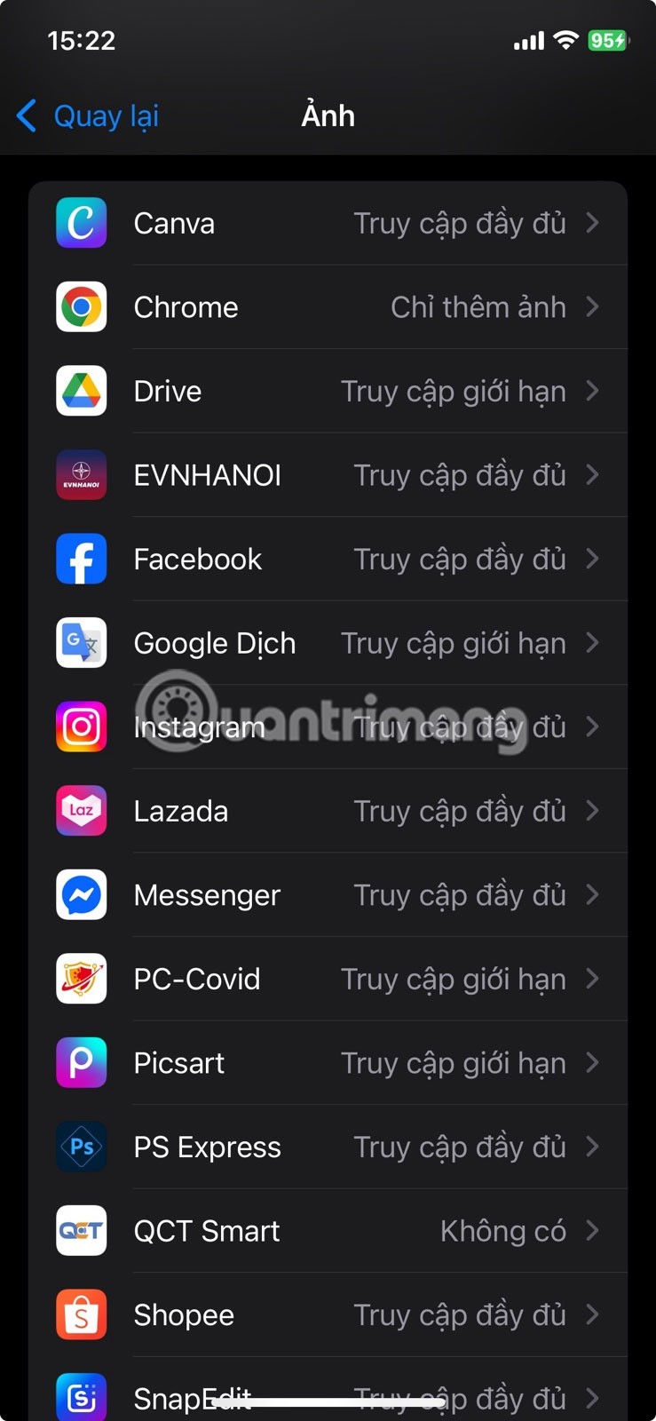 如何檢查哪些應用程式正在存取 iPhone 上的照片庫