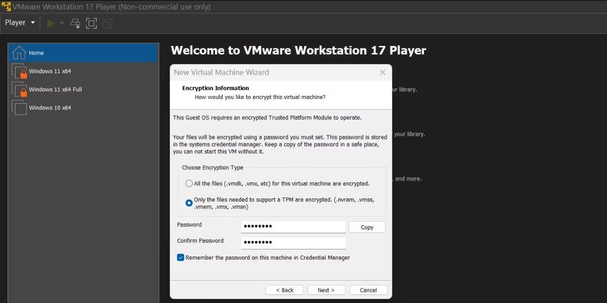 在虛擬機器上安裝 Windows 11 的說明，在 VMware 上安裝 Windows 11