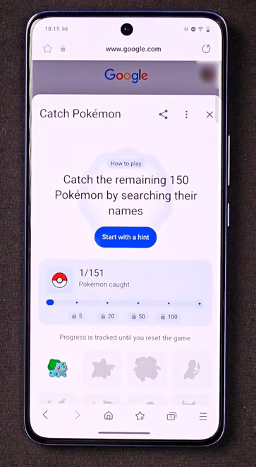 คำแนะนำในการเล่นเกมจับโปเกม่อนบน Google