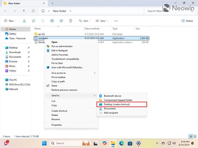 Como restaurar o WordPad no Windows 11